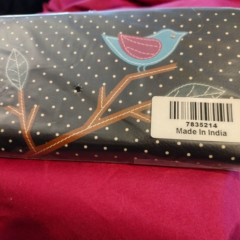 RFID protected leather wallet